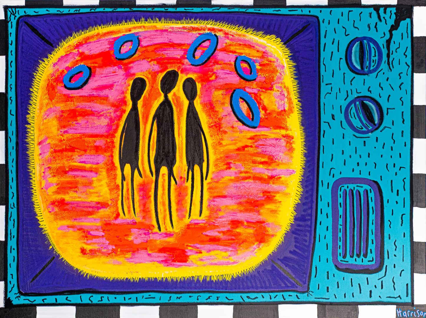 The Observers (Original) 121 x 91 cm