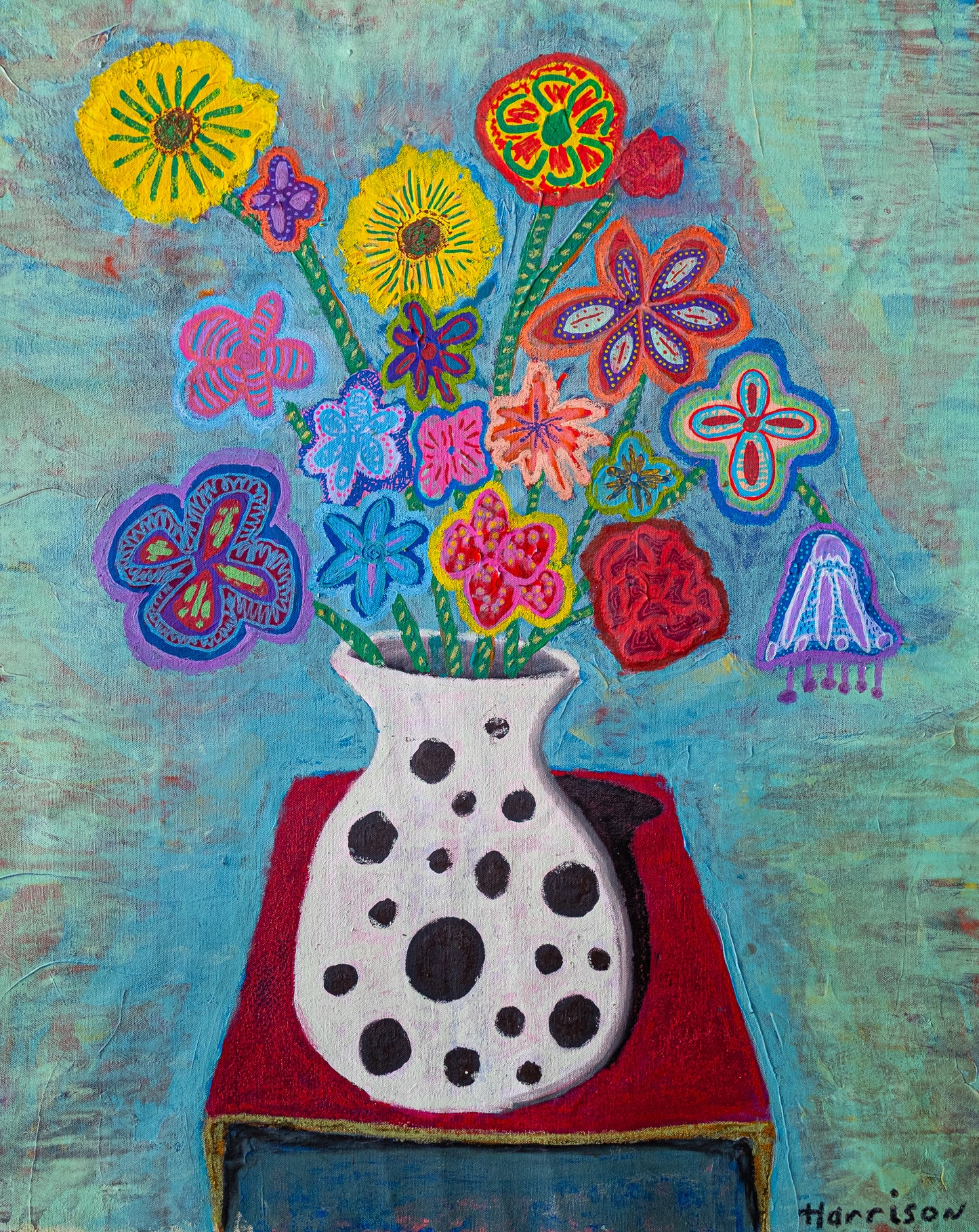 Flowers (Original) 70 x 84cm