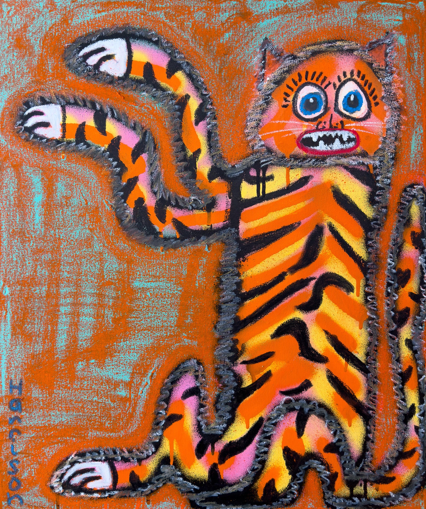 Le Tigre (Orignal) 51 x 60cm