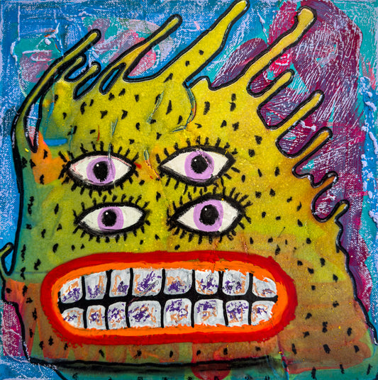 Sonic Slug (Original) 30 x 30 cm