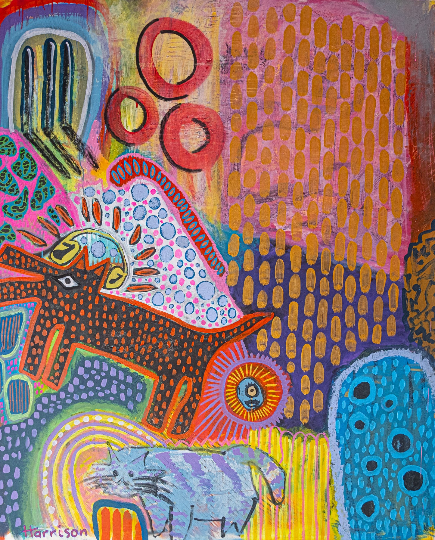 Night watch Parade (Original) 138 x 169cm
