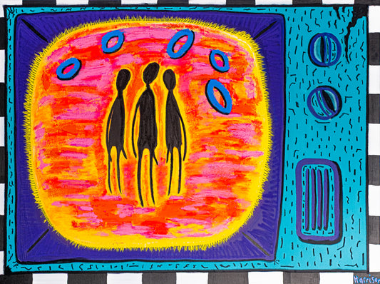 The Observers (Original) 121 x 91 cm