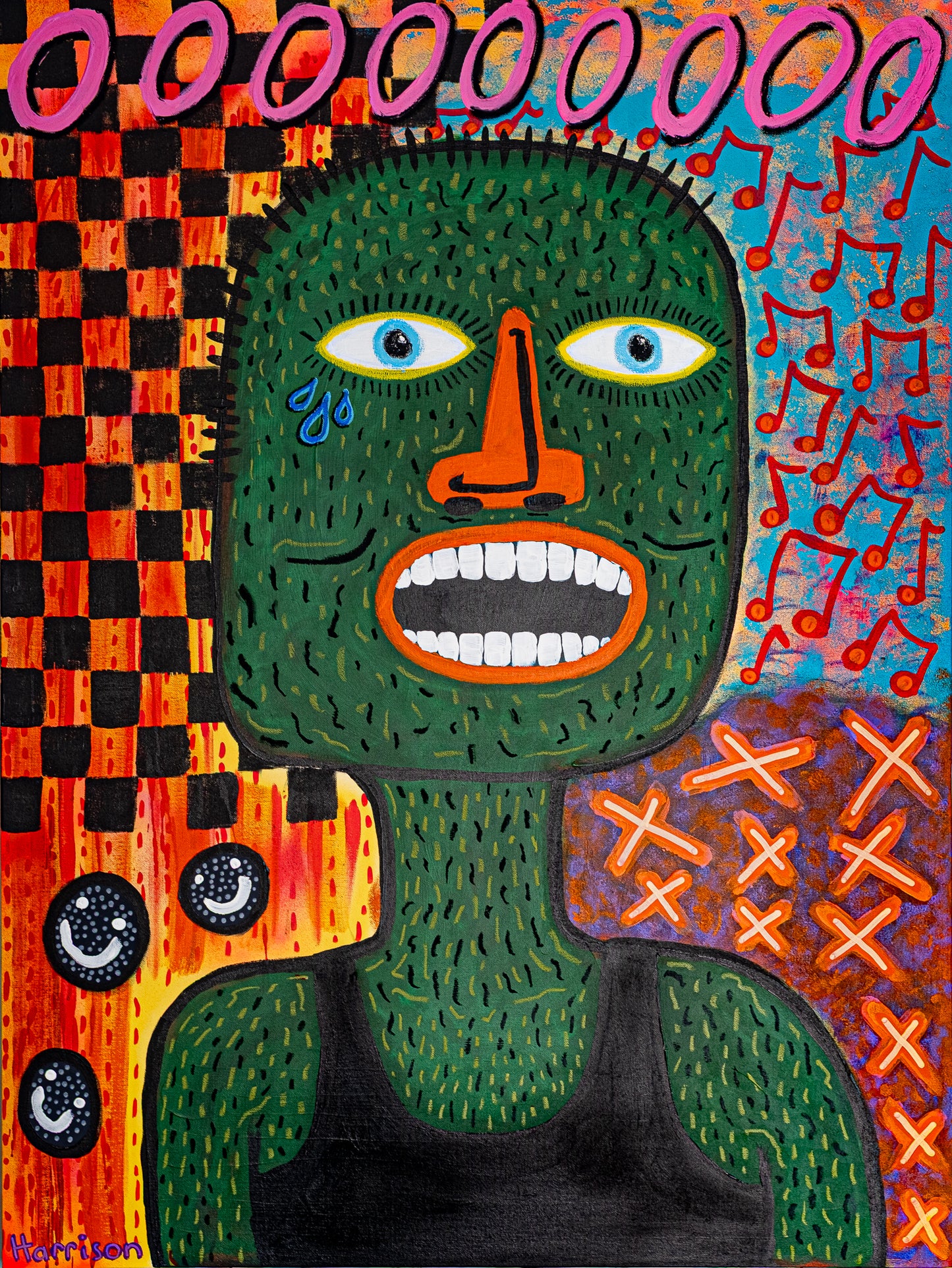 Paranoise (Original) 91 x 121 cm