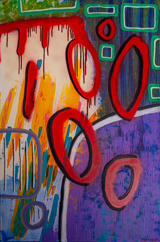 Signal Bath (Original) 100 x 150 cm