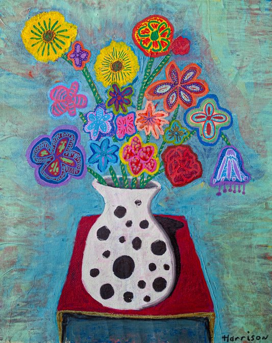 Flowers (Original) 70 x 84cm