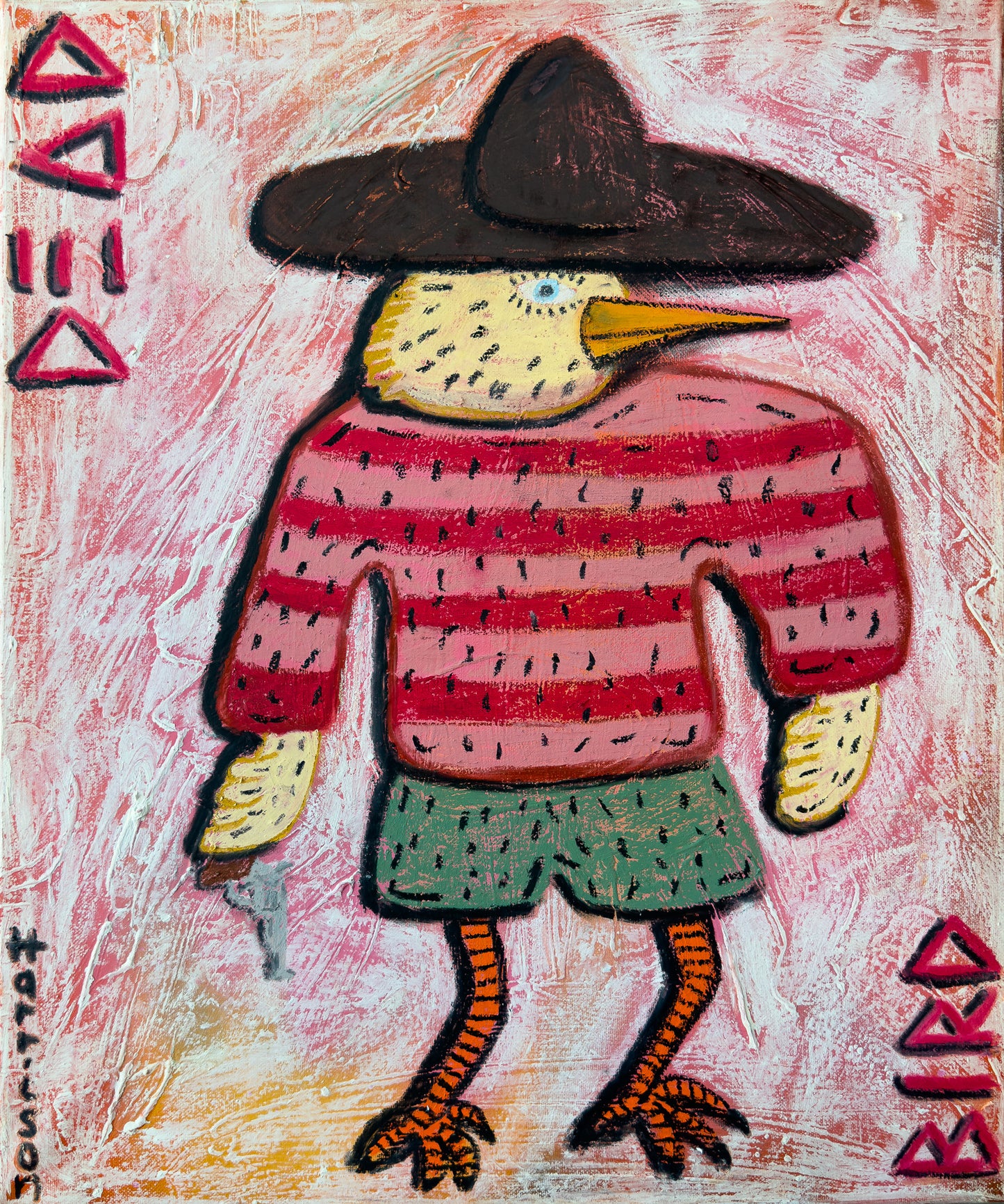 Dead Bird (Original) 50 x 60cm
